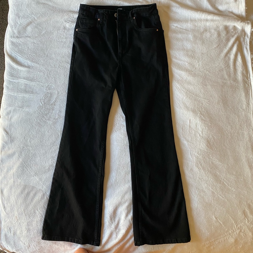 Cotton On Flare Black Jeans